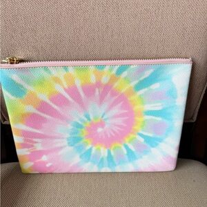 Stoney clover lane vegan leather tie dye flat pouch